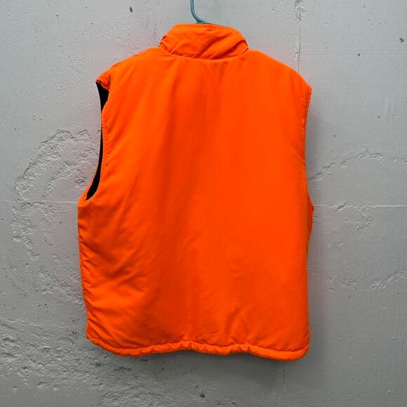 Woolrich Outdoor Reversible Hunter Orange/Black Hunting Shooting Safety Vest - Picture 4 of 7